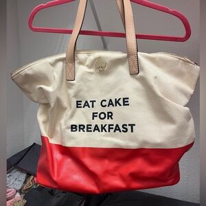 Kate Spade Tote - Eat Cake For Breakfast